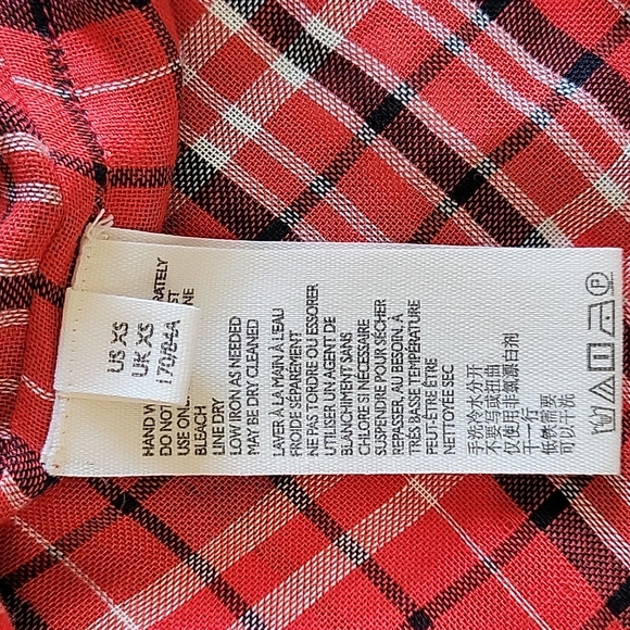 Free People Cloudbreaker Ref Plaid Tunic Size XSmall - Picture 10 of 14